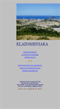 Mobile Screenshot of klazomeniaka.com